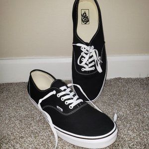 VANS Authentic Black Shoes Mens 16